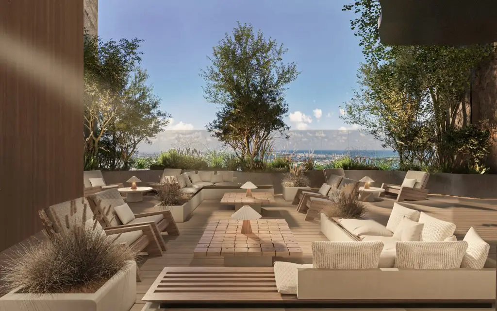 Bosco Lounge ORA by Casa Tua Bosco lounge at ORA by Casa Tua, a calm spot during Miami Music Week