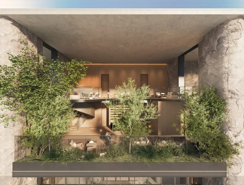 Bosco center section ORAbyCasaTua Bosco garden lounge at ORA by Casa Tua, a home for Brickell Events gatherings