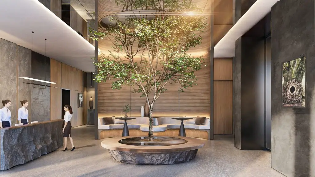 Miami Heat Games night: ORA by Casa Tua lobby in Brickell before tip-off