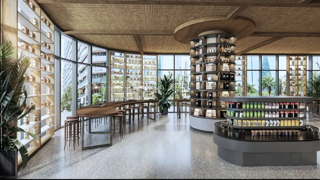 Terra 2 ORA by Casa Tua Terra market at ORA by Casa Tua, stocked for a Miami Boat Show day trip