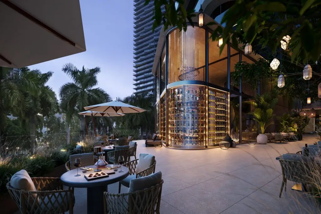 Uva Terrace ORA by Casa Tua Uva terrace at ORA by Casa Tua overlooking Brickell after the Miami Boat Show